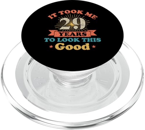 Live Legend 29th years Vintage Birthday Party Celebration PopSockets PopGrip para MagSafe