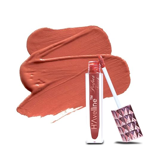 Image of H'Avelline Perfect Touch Velvet Matte Liquid Lipstick - Peach Whisper | Highly Pigmented | Lightweight Smooth Texture | Transfer Resistant | Long Lasting Hydrating Formula