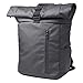 Produktbild Journext Rolltop Rucksack Pace/Schwarzer Rucksack - Minimalistische Optik/Wasserfest/Laptopfach bis 15 Zoll/Rolltop Rucksack Damen und Herren/Laptop Rucksack/Studenten Rucksack Schwarz