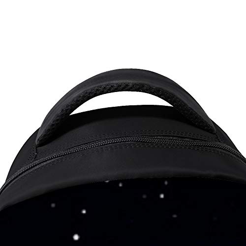 Sac à dos scolaire pliable et léger en polyester résistant avec grand compartiment PC