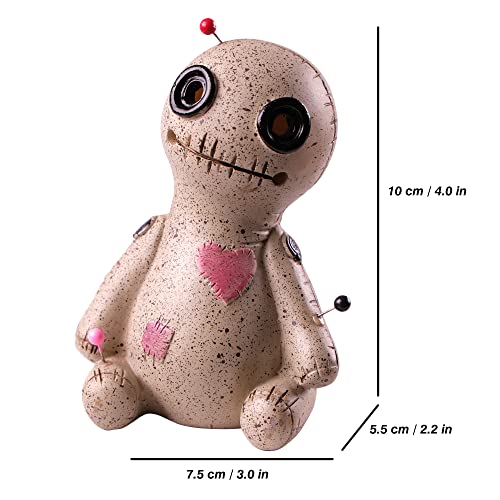 Voodoo Doll Cone Burner, Smoke Coming Out Of The Eyes And Corners Of The Mouth, Voodoo Doll Incense Burner Desktop Resin Ornament For Yoga Room, Ornament Handmade Craft For Home Decoration(Right) #TOP1