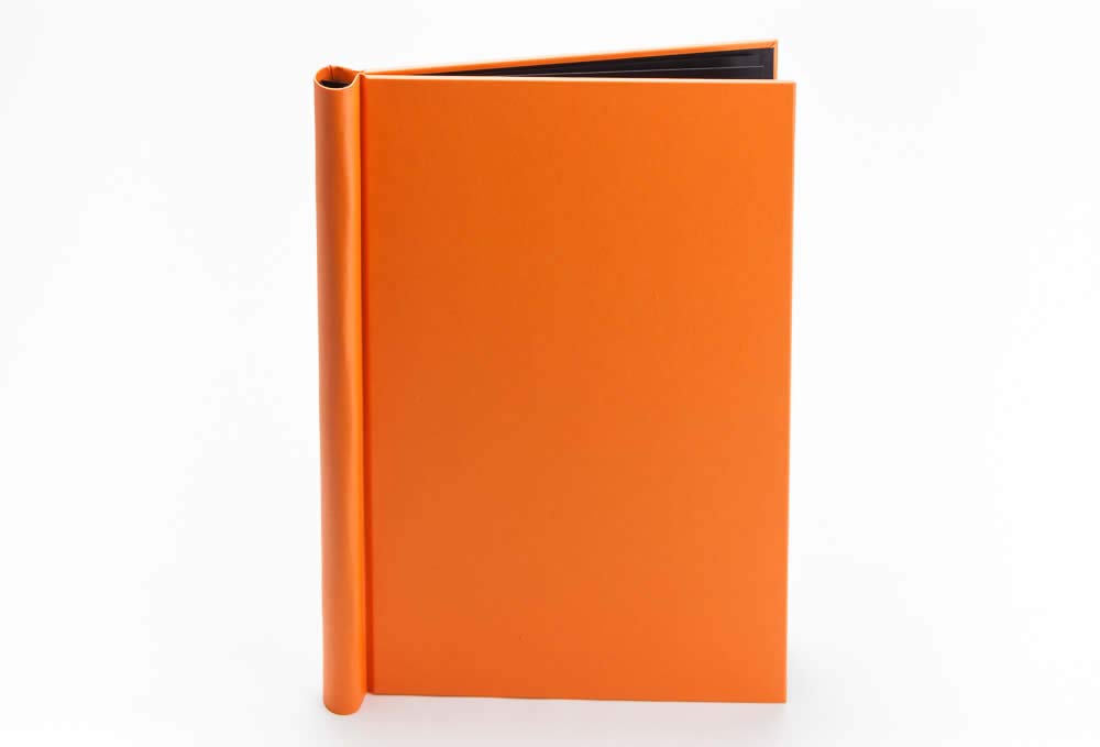 Brightly Coloured Springback Binder A4 Portrait 1-150 Pages - Orange