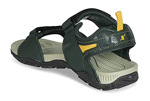 Image of Sparx Trending footwear Men's sandals for Outdoor /Office /Casual /Running /Gymming /Walking ss-491 green yellow uk-9