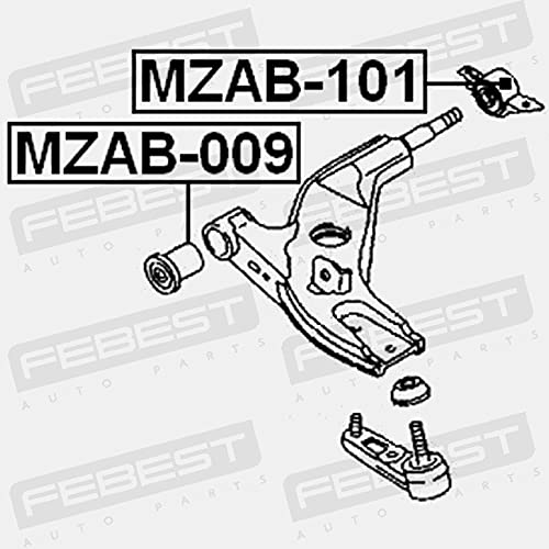12192253 MTR Supporto braccio oscillante Assale anteriore Sx, posteriore, Assale anteriore Dx