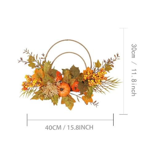 15.8" Halloween Themed Decoration Pumpkin Garland faor Indoor Outdoor Wall - image 2