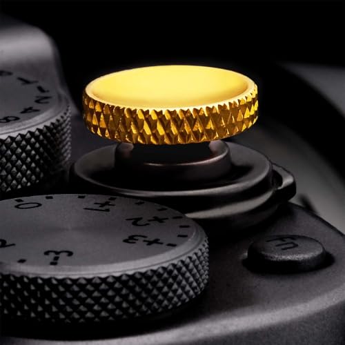 Fujifilm Camera Soft Release Button: 3 Pcs Shutter Button of Camera Accessories - Fuji Fujifilm X-M5 X-T5 X-T4 X-T3 X-T30 X-T30 II X-T20 X-PRO3 X100VI X100V X-E4 X-E3 (Gold)
