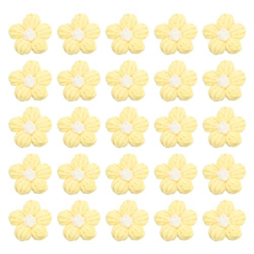 Fleurs au crochet pour décorations de cheveux et fêtes bohèmes champêtres - 2