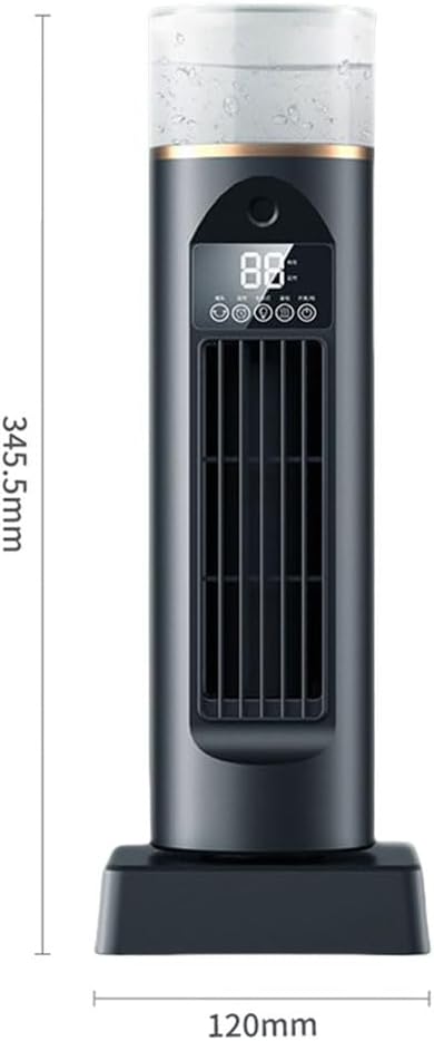 2025 New Portable Tower Fan With 6 Wind Speeds And Misting Function, Bladeless Fan For Car, Home And Office