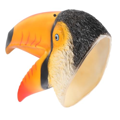 SUPVOX Realistic Toucan Hand Puppet Soft Washable Role Play Puppet for Storytelling Interactive Play Performance Accessory