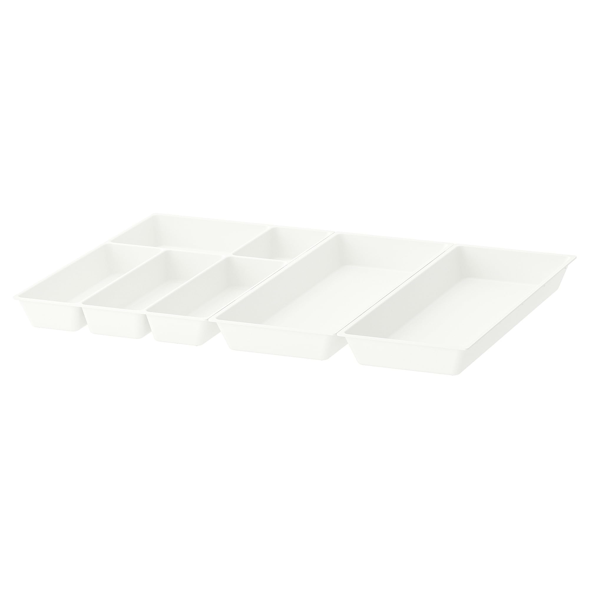 UPPDATERA, portaposate, 2 vassoi per utensili, 72 x 50 cm, bianco