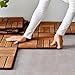 IKEA Outdoor Deck and Patio Interlocking Flooring Tiles (Brown-Stained) 902.342.26