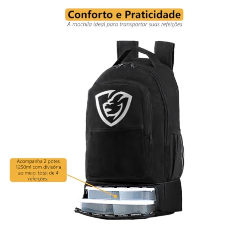 Mochila Térmica Fitness Master Everbags Preto