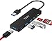 TSUPY Hub USB 3.0 5 Porte Adattatore USB 3.0 con Lettore di Scheda SD/TF e 3 USB 3.0Trasmissione Dati Alta velocità (5 Gbps) per Ultrabook Portatile Tablet PC Compatibili Windows MacBook Air