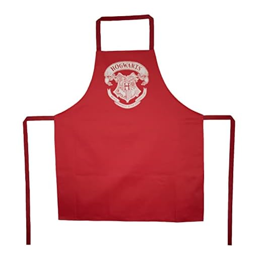 SD Toys, Delantal Hogwarts Logo Harry Potter Unisex Adulto, _, Talla Única Paquete De 5