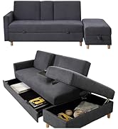 Amazon｜ソファー 3人掛け ソファーベッド 収納機能付き l字 ソファ