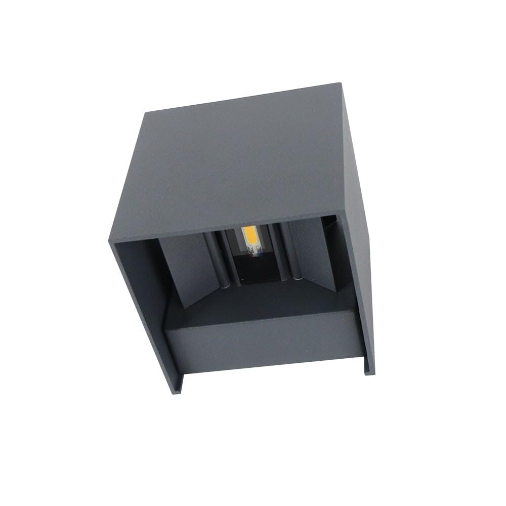 ARTE LAMP Wandbeleuchtung Modern Für Den Außenbereich An Hausfassade Eingangsbereich Terrasse Balkon Und Garage Mit Klarer Form Angenehmer Wirkung Und Mehr Orientierung Am Abend