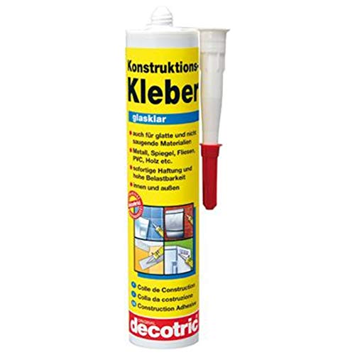 Preisvergleich Produktbild Decotric Konstruktionskleber glasklar 290ml