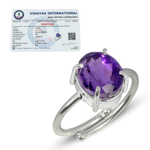 Reiki Crystal Products Certified Original AAA Natural Amethyst Ri...