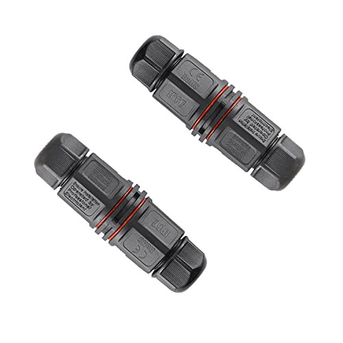 HET HONKENT Indoor and Outdoor Waterproof Box, Junction Box 2Way3Pin