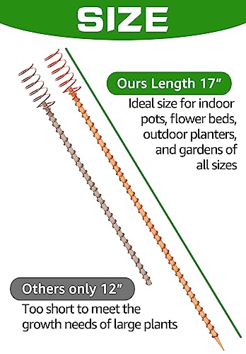 Pacote com 6 Antenas Eletroculturais de Cobre para Jardinagem, Estacas de Cobre para Jardim, Jardina