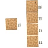 Tableros de macramé de corcho: este tablero de corcho y juego de alfileres en forma de t es multiusos, perfecto para hacer nudos, trenzar y otros proyectos, tablero de corcho para manualidades