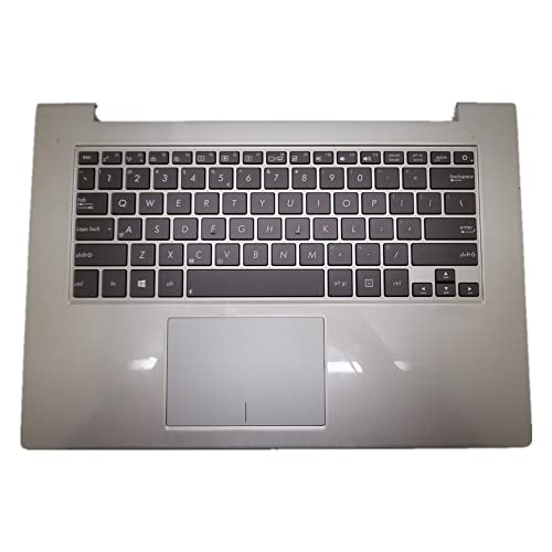 Pièce de rechange pour ASUS ZENBOOK UX42A comprenant clavier américain et coque C argent