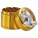 DCOU Hand Cranked Premium Grinder Unbreakable Aluminum Grinder for Herb and Spice 4 Parts 2.2 Inch