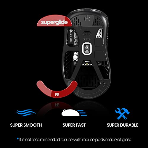 Suela súper rápida Superglide de vidrio duradero para mouse Pulsar 4