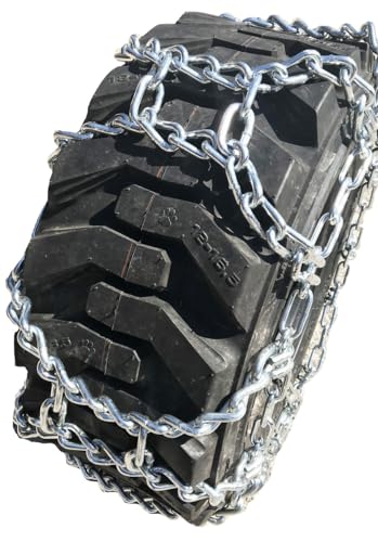 TireChain.com 15-19.5, 15 19.5 Duo Grip Tractor Duo Grip Tire Chains Set of 2