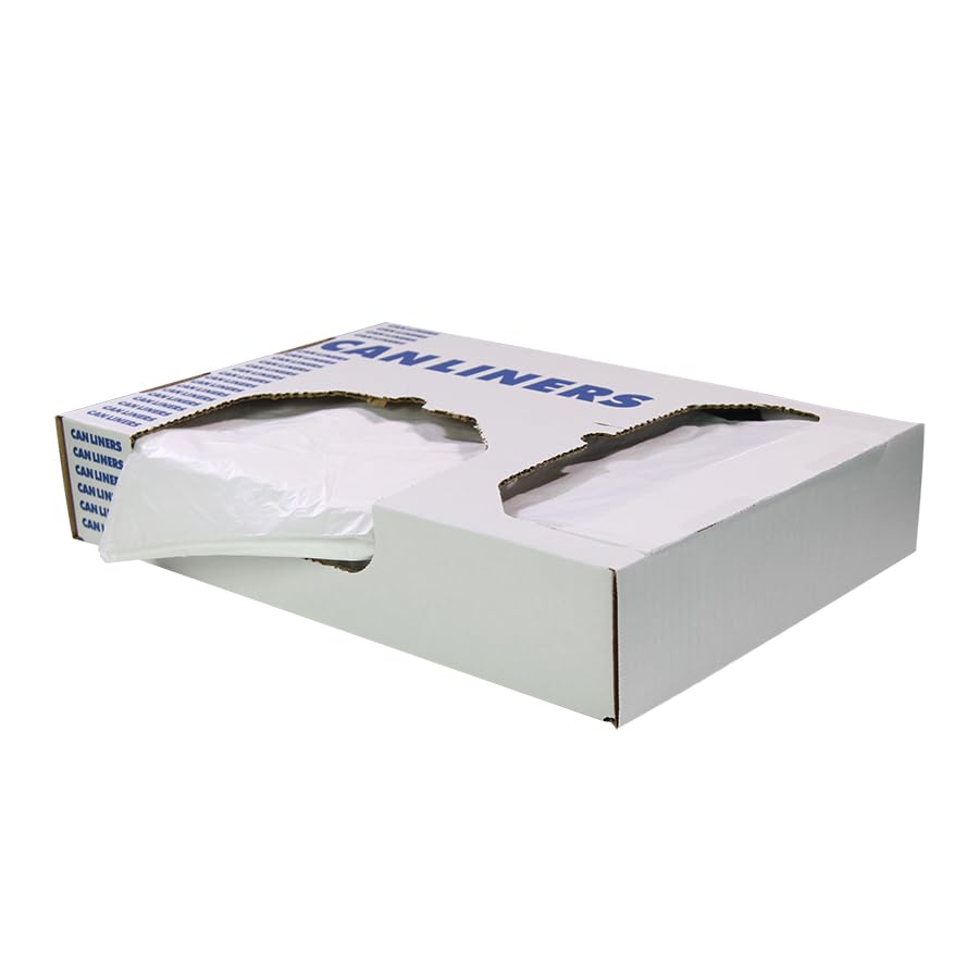 Image of AccuFit 23 Gallon Can Liner by Heritage Bag Co. (200 Pack) 29x45 14 Mic Natural