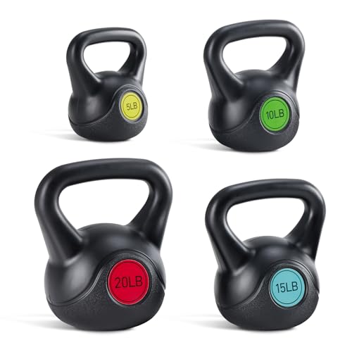 NEWBULIG 50lbs Hard Kettlebell, Set...