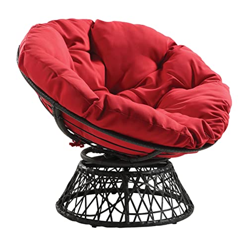 OSP Home Papasan Swivel Chair