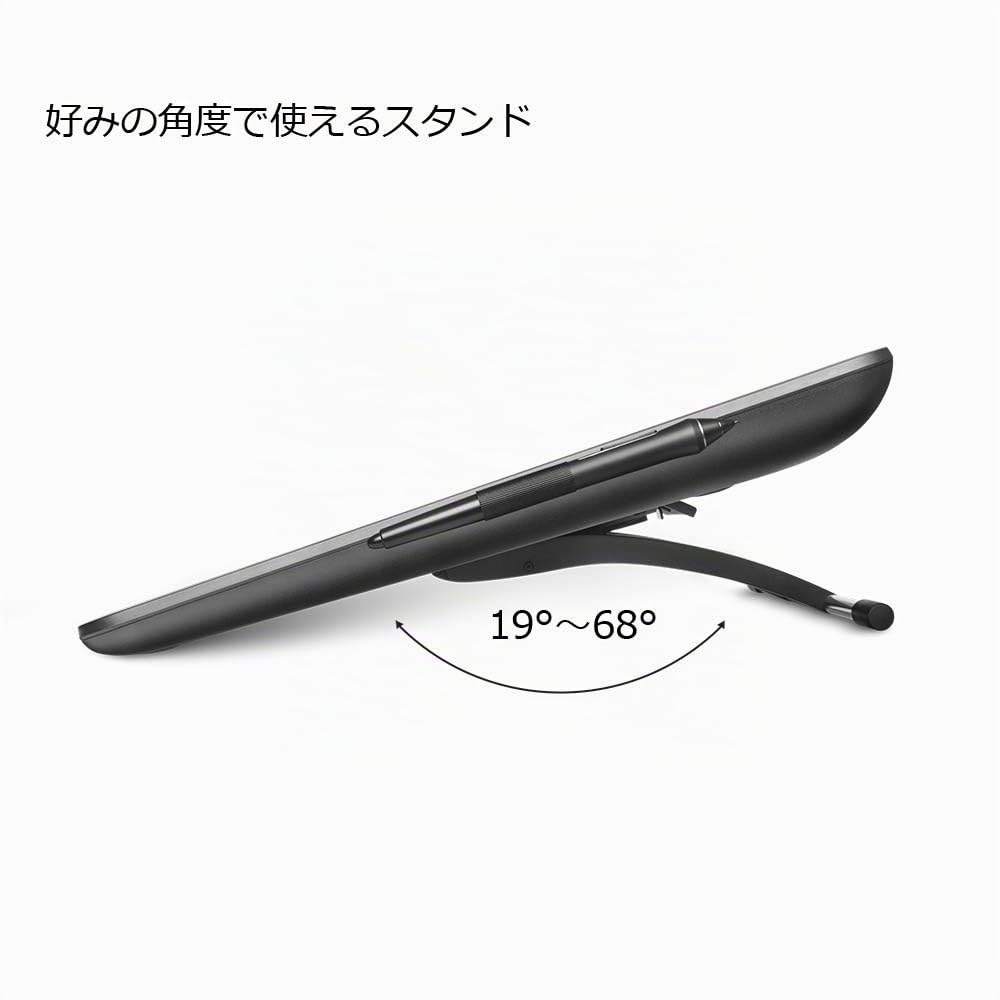Wacom Cintiq 16 Display Interattivo e Penna Pen PRO 2 - Tavoletta Grafica con Schermo LCD 16" per Disegno Digitale Full HD, Compatibile con Windows & OS X, Nero + Supporto Regolabile