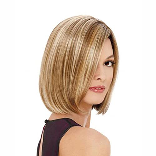 Perucas Femininas Cabelo Humano Natural Moda Cabelo Curto Liso Natural Peruca Destacada Chapelaria A