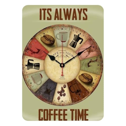 Image of Zesta Bathroom Decor Items Washroom Decor Tin Sign | Aesthetic Posters Wall Poster for Bedroom | Magnetic Cafe Decoration Items / Restaurant Decorations Items | Quirky Home Decor Bar Accent (Coffee Lover)