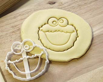 sps marketing Cookie Monster Cookie Cutter for Kids bakeware Cookie Cutter Bone