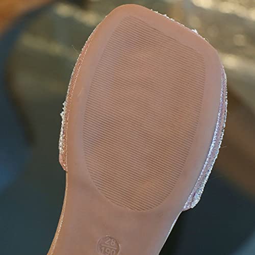 Girls' Princess Shoes Summer Children's Sole Shoes Pearl Decoration Fashion Girls' Bow Princess Girls Wedges4