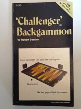 Mass Market Paperback 'Challenger' Backgammon Book