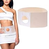 Ostomy Belt, 3 Sizes Ostomy Belt Unisex Ostomy Hernia Support Belt Adjustable Comfortable, Mens...