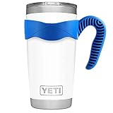 Tumbler Handle for YETI Rambler Cup, ALIENSX Anti Slip Travel Mug Grip Cup Holder for Stainless...