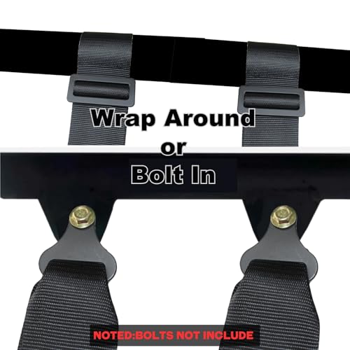 Image of 4 Point Safety Harness with Padding, Latch and Link Safety Harness