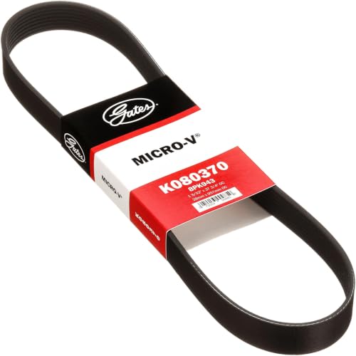 Nueva Gates K080370 V-Belt detiene ruidos en el alternador con su ajuste exacto