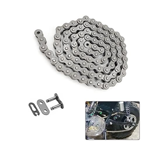 Qymoto 420 Chain 90 Link Rear Drive Chain For Coleman Ct200U Ct200U-Ex Bt200X Aixs M200 #TOP1