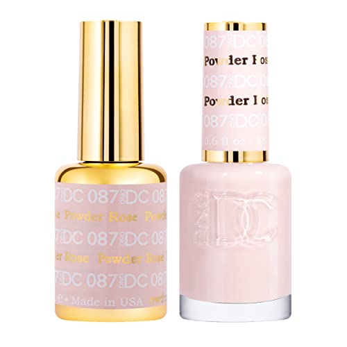 DND Gel Polish Set, Beige Nude Collection, UV/LED GelPolish and Air Dry Nail Lacquer, Matching Chip-Free Polish Duo, 0.6 Fl Oz Each