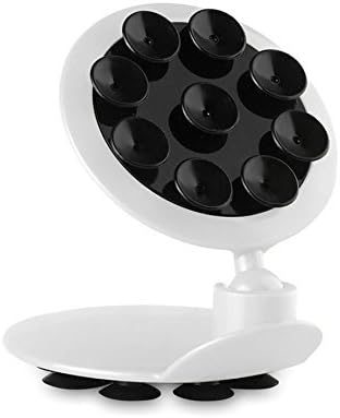 Octo Mounts - Universal Smartphone Multifunction Double-Sided Suction Cup Mount for Hands-Free Pics, FaceTime, Videos, Car Desktop Stand Holder for iPhone, Samsung, HTC, or Any Smartphone. (Black)