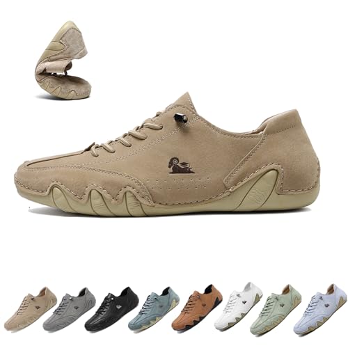 Zapatos Vogany for mujer y hombre, Vogldeck: mocasines ortopédicos impermeables y transpirables, ligeros, antideslizantes, cómodos, unisex, for caminar al aire libre, informales y descalzos.(Caqui,40