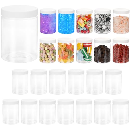 Habbi 24 Pack 8oz Slime Containers with