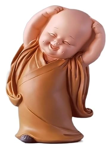 Tablette Zen Sagesse petite décoration de moine style bouddha