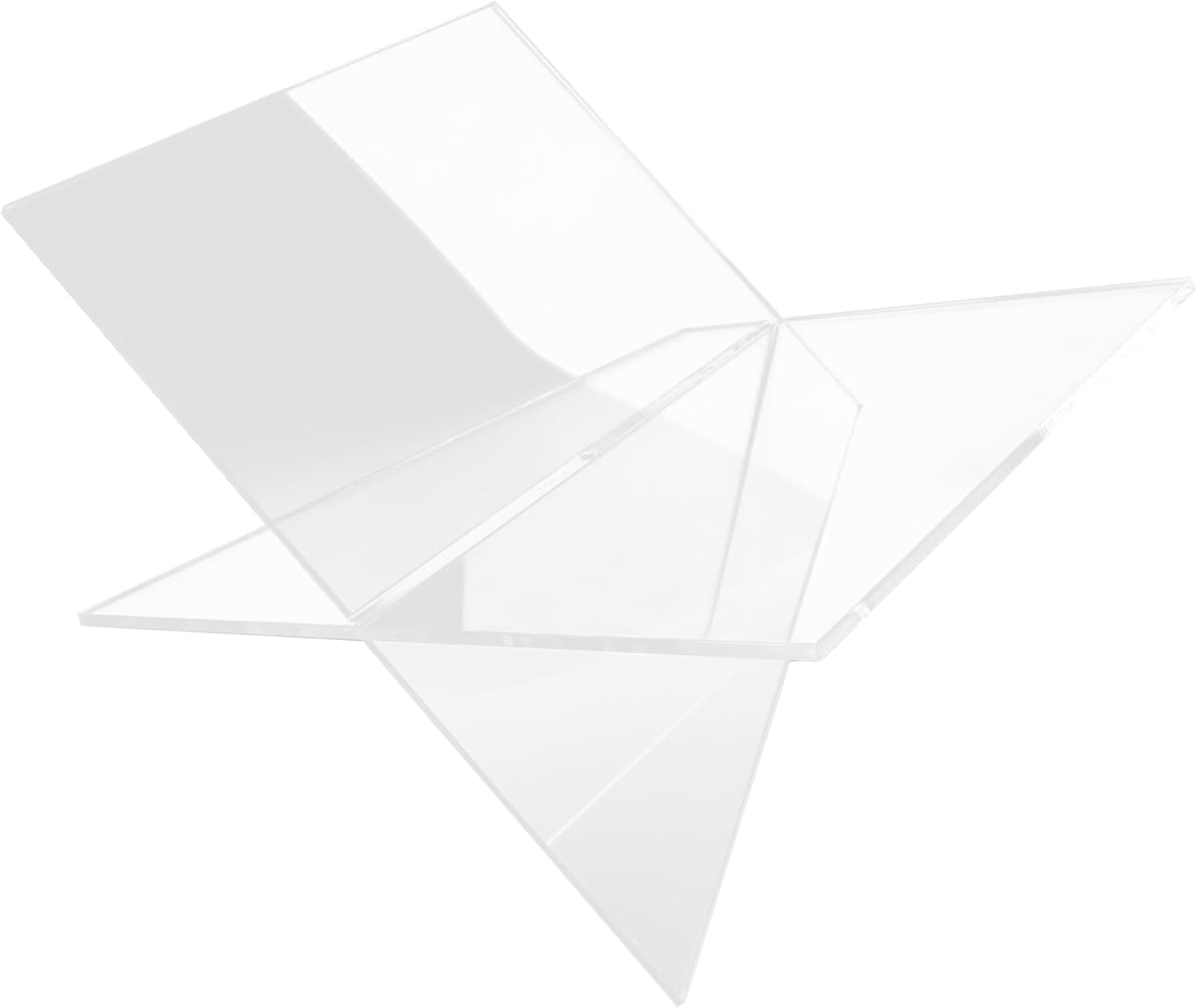 Acrylic Book Stand Stand Book Holder for Display Recipe Bible Kitchen Reading Minimalist Decor