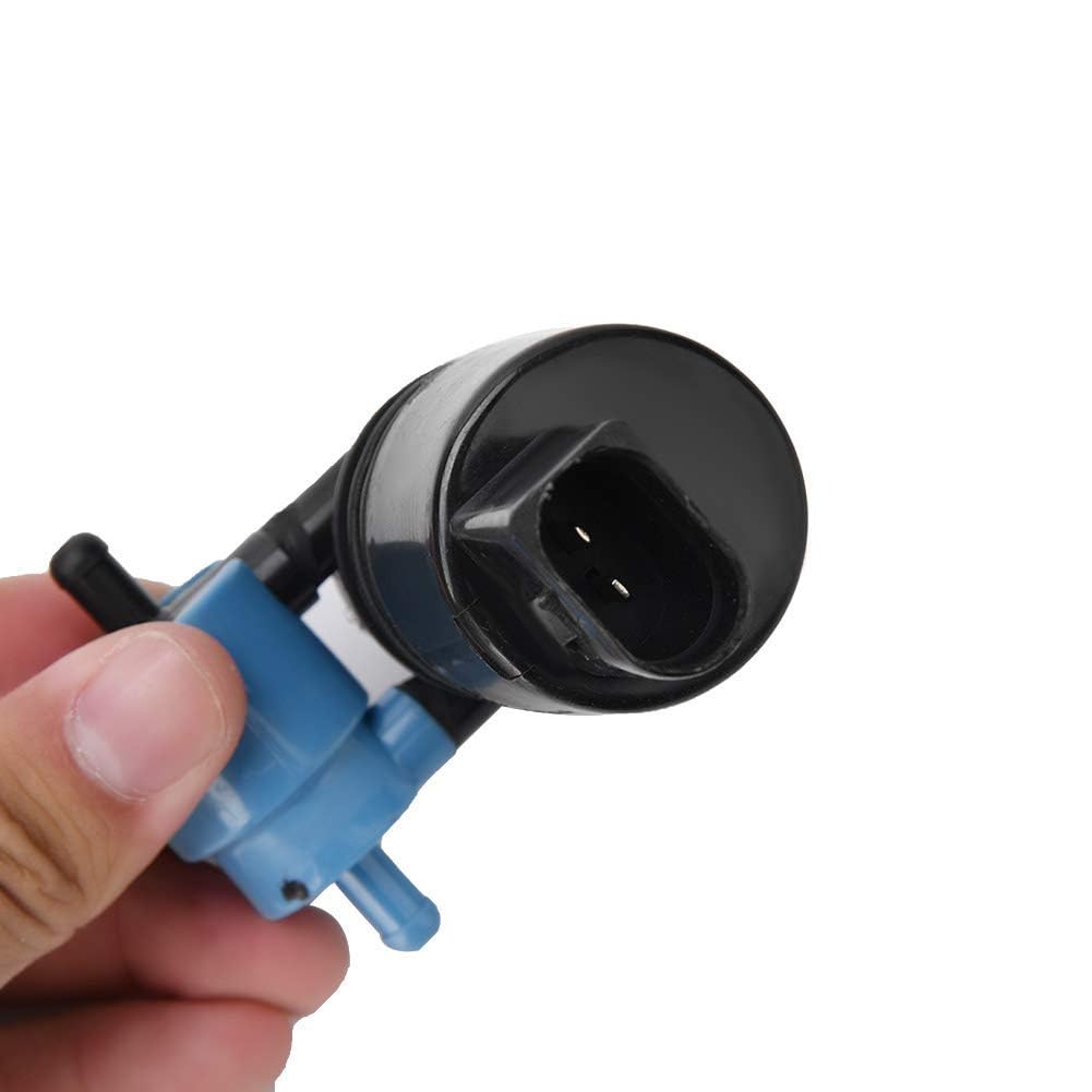 Universal Windshield Washer Pump, System Czyszczenia Szyb Samochodowych, Pompa Spryskiwacza Przedniej Szyby, Automatyczne Nawadnianie, Kompatybilna z Większością Pojazdów, Model 1K6955651